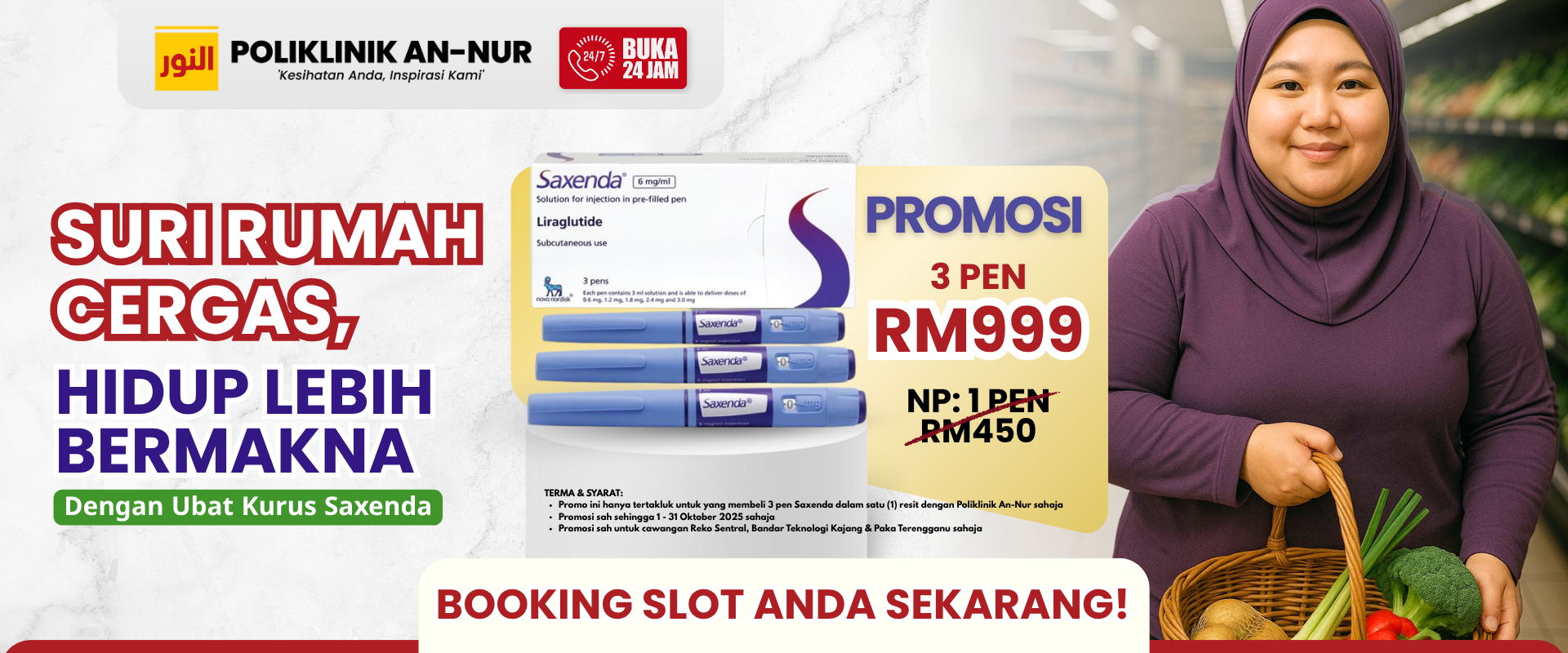 Banner Saxenda - An-Nur